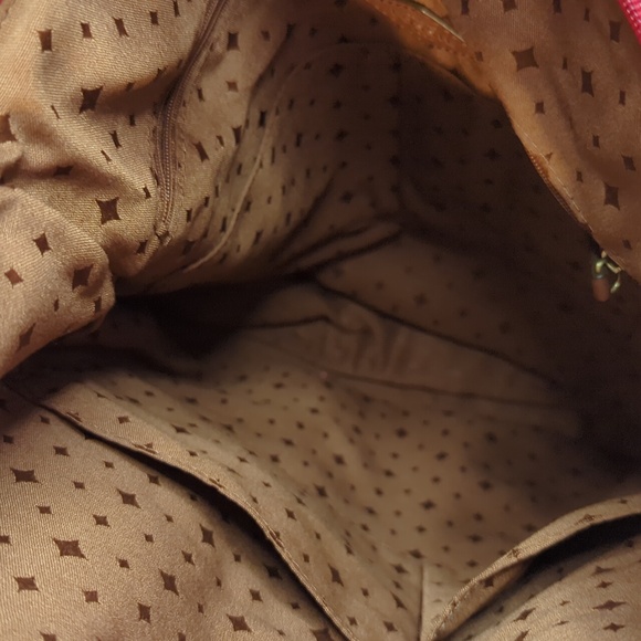 Fossil Explorer Fold over Tote Bag, Red - Picture 5 of 6